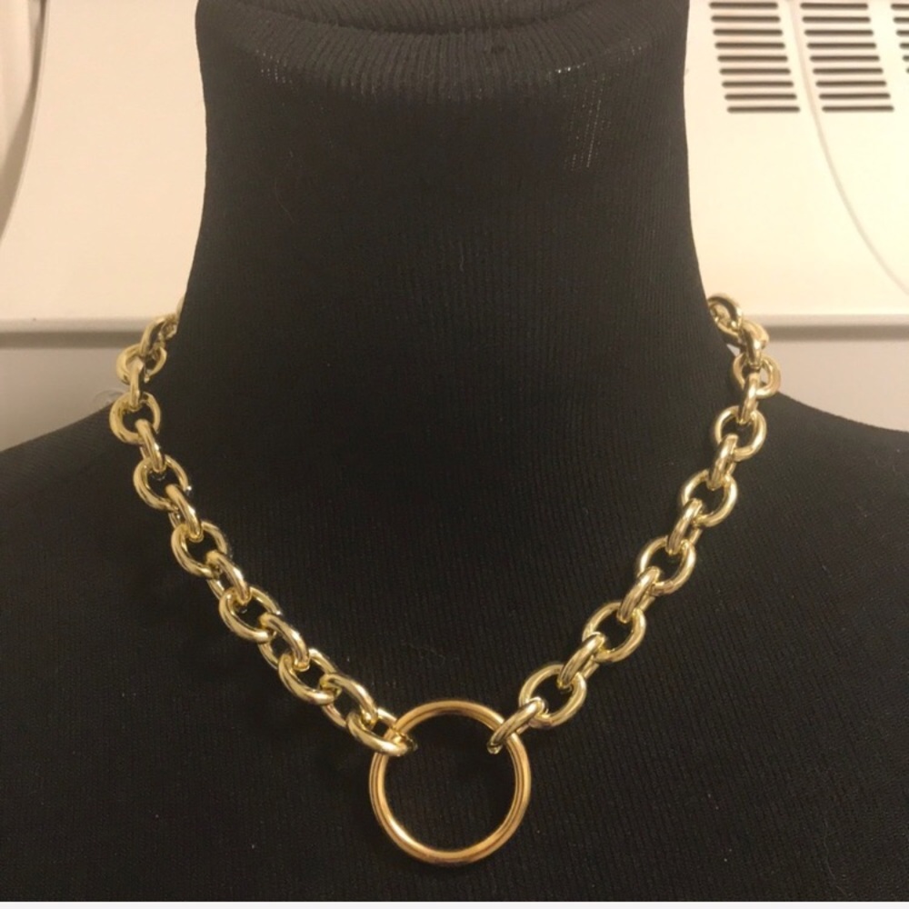 LAST 1! Gold chunky chain choker necklace - Picture 5 of 6